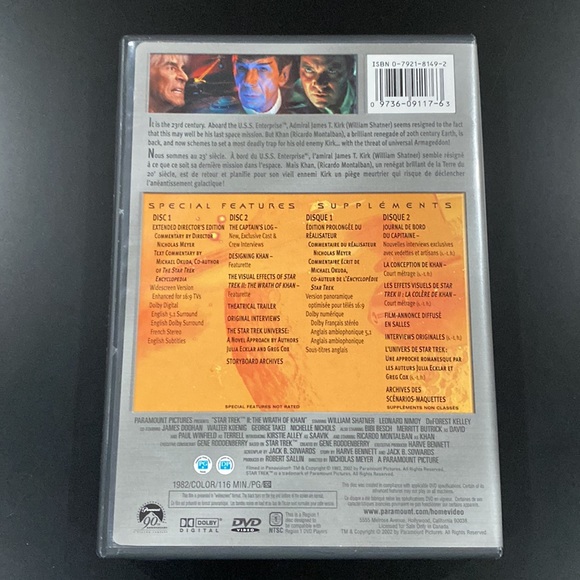 Star Trek II: The Wrath of Khan - Widescreen Director’s Edition DVD Set - Picture 2 of 6